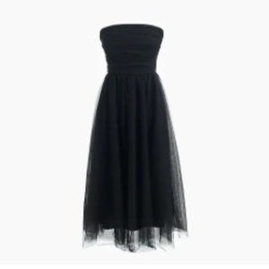 J. Crew Tulle Pleated Dress